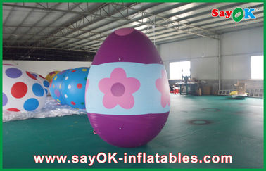 Decoração inflável colorida do festival da Páscoa do ovo da decoração com o ovo da páscoa inflável da cópia para a venda