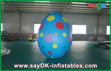 do partido inflável da propaganda do ovo da páscoa do Pvc das decorações do feriado de 6m ovos infláveis para suportes da fase