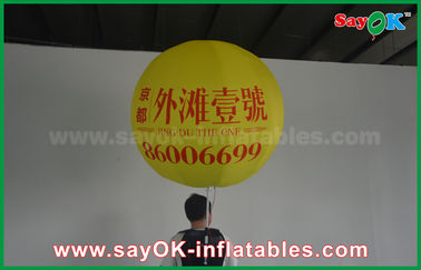 balão conduzido inflável da propaganda do balão da trouxa de 1.5m com balão inflável gigante do hélio da cópia o grande