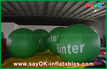 balão conduzido inflável gigante verde do hélio de 2.5m para anunciar