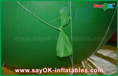 balão conduzido inflável gigante verde do hélio de 2.5m para anunciar