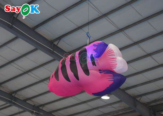 Peixes de voo infláveis grandes do diodo emissor de luz de Oxford para parques de diversões