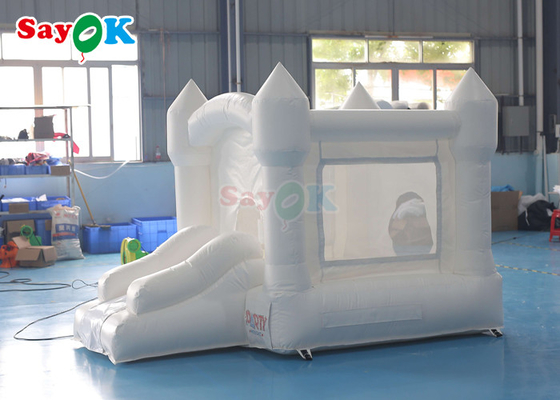 casa inflável do salto do casamento do PVC de 0.55mm com a associação da bola para eventos festivos