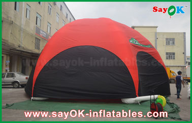 A barraca inflável de acampamento da aranha da cópia exterior do diâmetro 10m da barraca do ar com as quatro paredes laterais imprime disponível