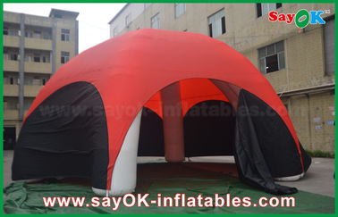 Tenda de ar inflável DIA 10m promocional Tenda de aranha de cúpula inflável para publicidade