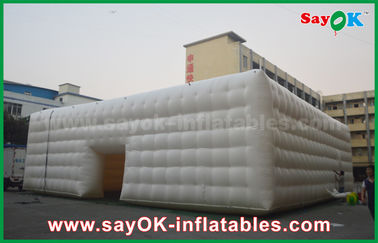 Outdoor Gigante Branco LED Estrutura Evento Inflatable Cube Tent,Inflatable Nightclub,Inflatable Party Tent para venda