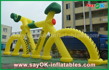 bicicleta modelo relativa à promoção dos produtos infláveis feitos sob encomenda altos de 3m com cópia