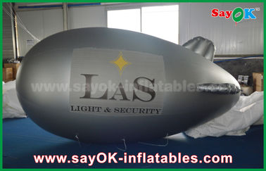 PVC 5m inflável Balão de Hélio Avião Zeppelin para promocional