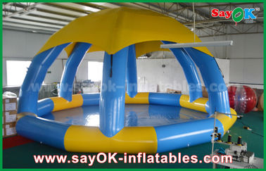 Dos jogos infláveis dos esportes do verão do diâmetro 5m do PVC piscina inflável com tampa do telhado