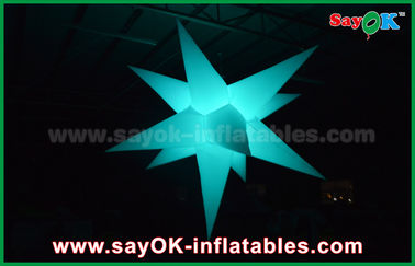 Estrela inflável gigante da decoração colorida portátil com cor 16 diferente