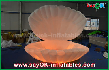 Oceano popular Shell temático de Inflable do evento do acoplamento de Valentine Outdoor Inflatable Decorations For