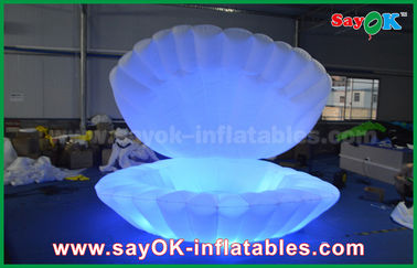 Oceano popular Shell temático de Inflable do evento do acoplamento de Valentine Outdoor Inflatable Decorations For