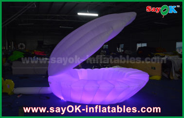 A decoração inflável gigante da iluminação de pano de nylon do CE conduziu o coração para a fase do partido