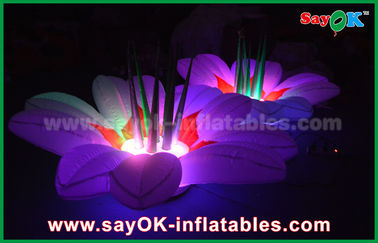 flor inflável da decoração da iluminação de pano de nylon de 1.5m multicolorido para o partido