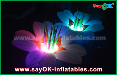 flor inflável da decoração da iluminação de pano de nylon de 1.5m multicolorido para o partido
