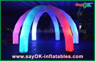 Arco para o casamento conduzido iluminando o arco da decoração/o pé infláveis arco de círculo seis com figura
