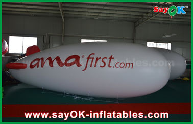 zepelim inflável de anúncio de flutuação do avião do hélio do balão de 5m para a promoção