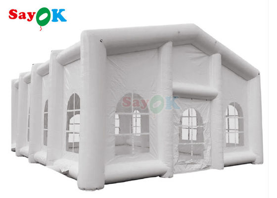 Tenda inflável de exterior LED Cor Tenda inflável de exterior Cubo Tenda inflável de festa de casamento