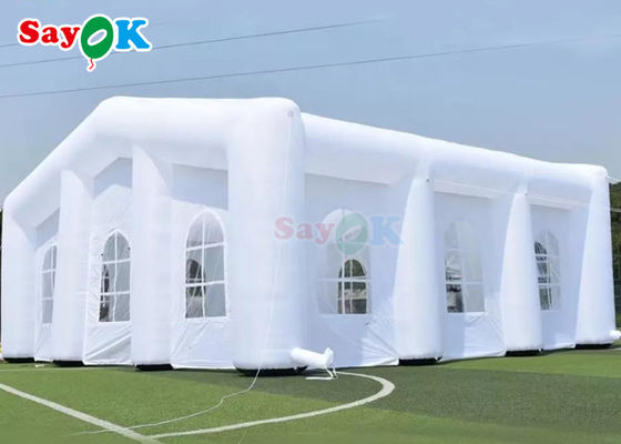 Tenda inflável de exterior LED Cor Tenda inflável de exterior Cubo Tenda inflável de festa de casamento