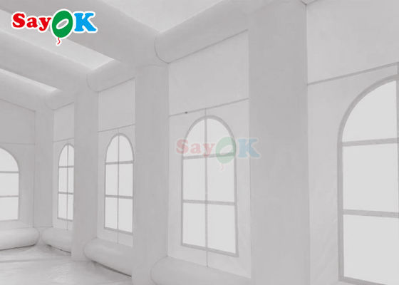Tenda inflável de exterior LED Cor Tenda inflável de exterior Cubo Tenda inflável de festa de casamento