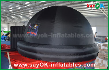 barraca inflável portátil da abóbada do planetário de Digitas de pano de 5m Oxford para a projeção