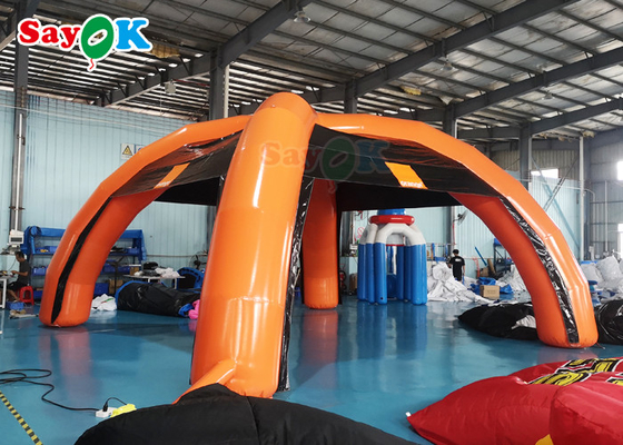 Barraca inflável gigante feita sob encomenda da aranha da explosão da estrutura do apoio da barraca do ar do PVC da barraca da abóbada do evento