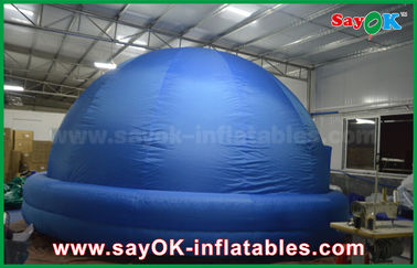 Pano dado forma personalizado interno do projetor do planetário das crianças abóbada pequena inflável
