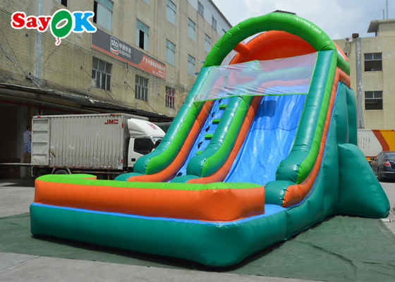 Slides de água infláveis ao ar livre Slides infláveis comerciais anti-ruptura para crianças