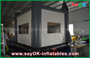 castelo Bouncy de salto inflável cinzento do lúpulo feliz popular do castelo do PVC 4x3m de 0.6mm