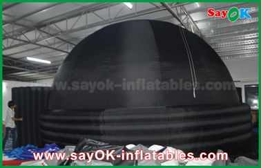 Barraca móvel inflável da projeção da abóbada do planetário de 2 portas para a educação do filme
