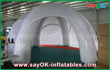 A barraca inflável impermeável branca do ar da barraca inflável da jarda personalizou a barraca inflável da abóbada do PVC para o evento