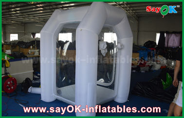 produtos infláveis feitos sob encomenda brancos 1,5 * de 1,5 * de 2.5m personalizaram a barraca inflável da caixa