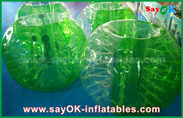Bola de futebol humana do futebol da bolha dos jogos infláveis materiais infláveis dos esportes do verde TPU do jogo do esporte
