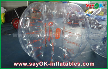 Adulto inflável do jogo de Wrecking Ball 1.5m DIA Inflatable Zorb Ball, futebol humano transparente TPU/PVC da bolha