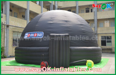 Da projeção móvel inflável do planetário do diâmetro do preto 7m barraca inflável do cinema da abóbada