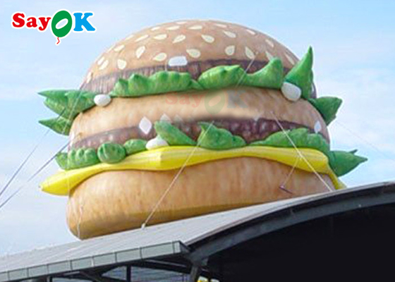 Modelo 10ft inflável resistente UV Store Decoration do Hamburger