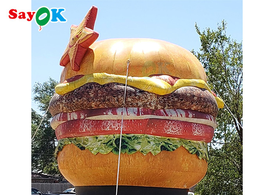 Modelo 10ft inflável resistente UV Store Decoration do Hamburger
