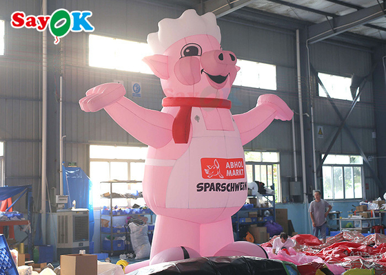 Personagens de desenhos animados gigantes infláveis Modelo de porco Publicidade Personagens de desenhos animados para festas de aniversário