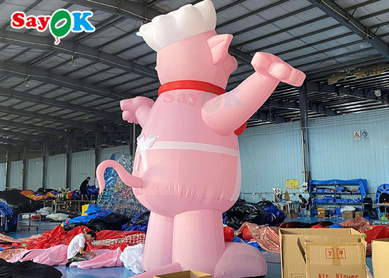 Personagens de desenhos animados gigantes infláveis Modelo de porco Publicidade Personagens de desenhos animados para festas de aniversário