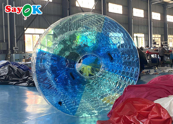 Brinquedos aquáticos flutuantes 0,9 mm PVC lonas inflável bola de rolamento de água para piscina lago