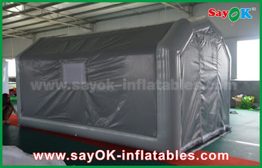 cabine de pulverizador inflável do PVC dos produtos infláveis feitos sob encomenda cinzentos de 10 x de 5m para a pulverização do carro
