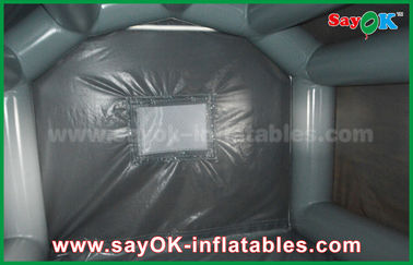 cabine de pulverizador inflável do PVC dos produtos infláveis feitos sob encomenda cinzentos de 10 x de 5m para a pulverização do carro