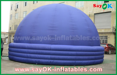 Da abóbada inflável do planetário do diâmetro do azul 7m barraca durável da projeção da arquitetura