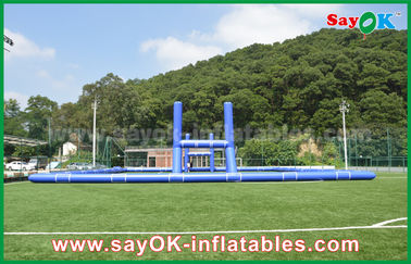 Gigante inflável dos jogos do futebol fora do padrão inflável do CE da corte de campo do futebol/futebol de encerado do PVC