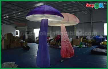 Cogumelo dado forma inflável da explosão da iluminação gigante para decorações dos eventos