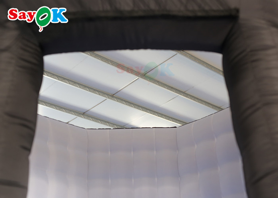 Barraca inflável da foto porta portátil inflável da barraca do partido da única cabine video da câmera do negócio da plataforma de 360 graus