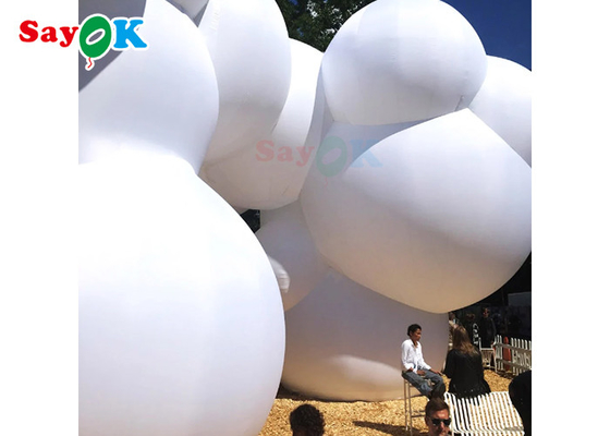 Balões de eventos PVC personalizados em forma de nuvem com impressão digital de dois lados