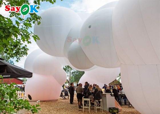 Balões de eventos PVC personalizados em forma de nuvem com impressão digital de dois lados