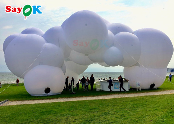 Balões de eventos PVC personalizados em forma de nuvem com impressão digital de dois lados