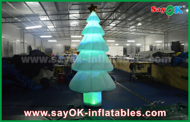árvore de Natal clara inflável da iluminação do diodo emissor de luz da decoração de 3m com material de nylon
